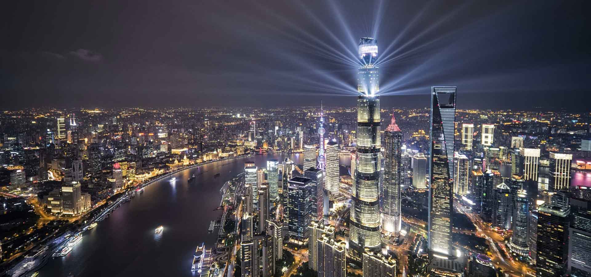 上海中心大厦夜景