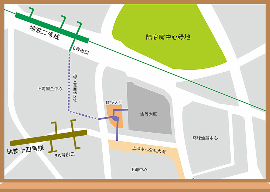 上海中心大厦位置