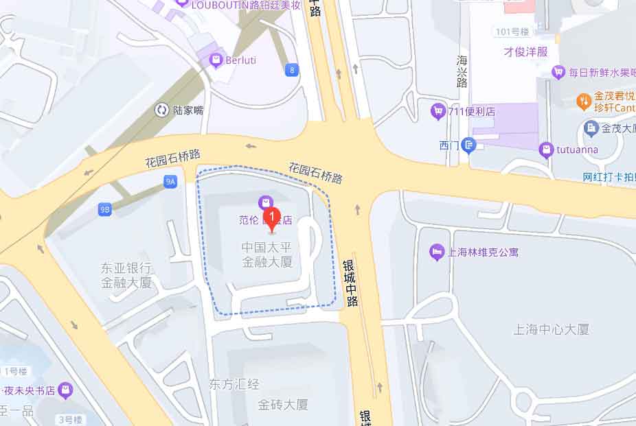 太平金融大厦位置
