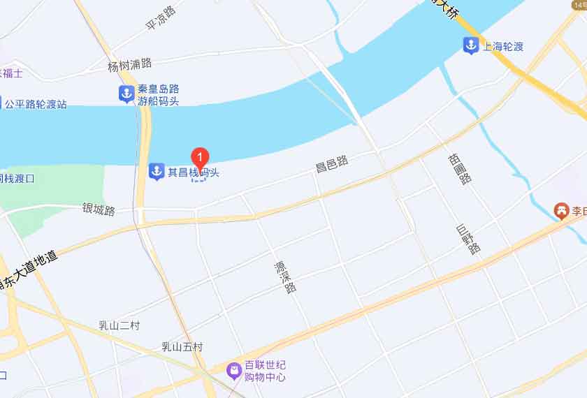 上海滨江道位置