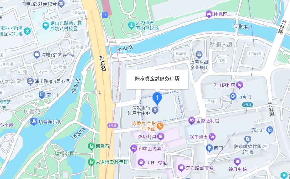陆家嘴金融服务广场位置