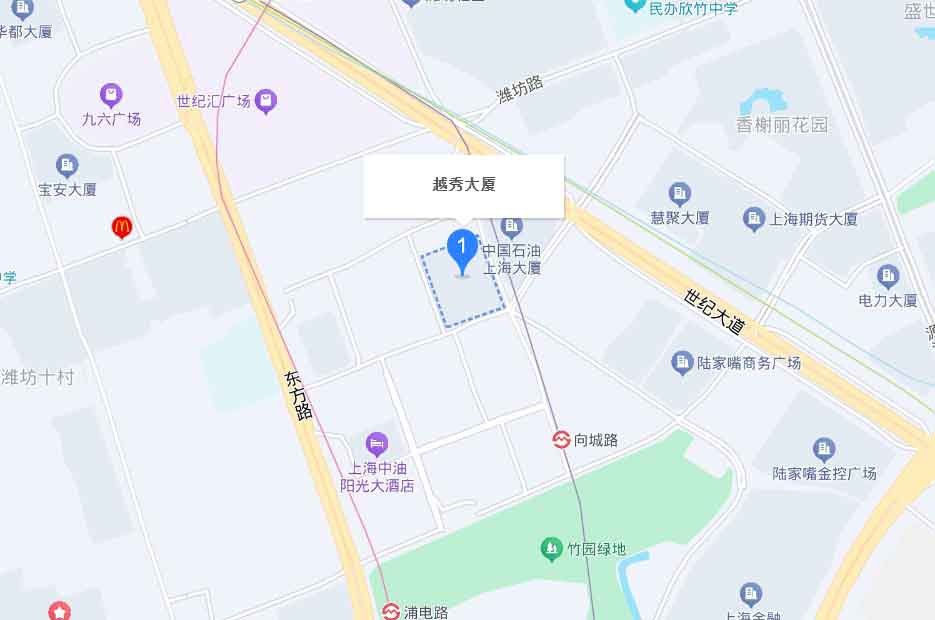 上海越秀大厦位置