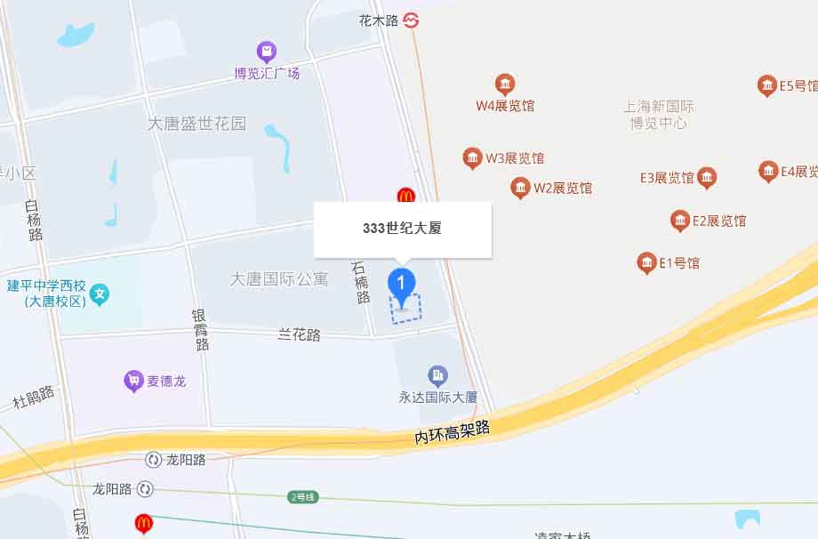 333世纪大厦地图