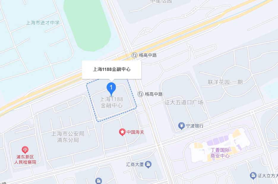 上海1188金融中心地图