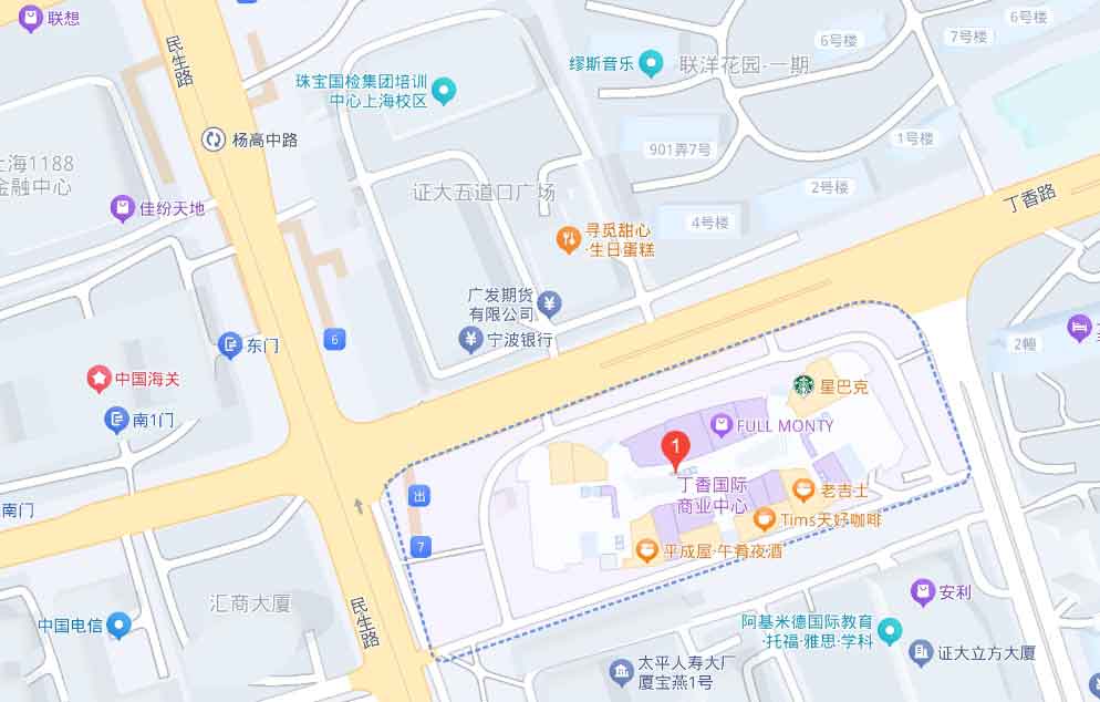 丁香国际商业中心位置