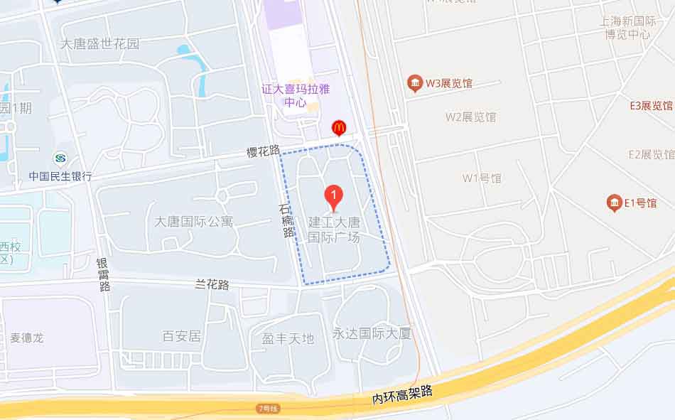 建工大唐国际广场位置