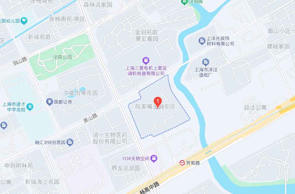 陆家嘴金融街区位置