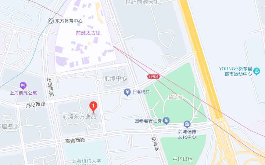 前滩东方广场位置