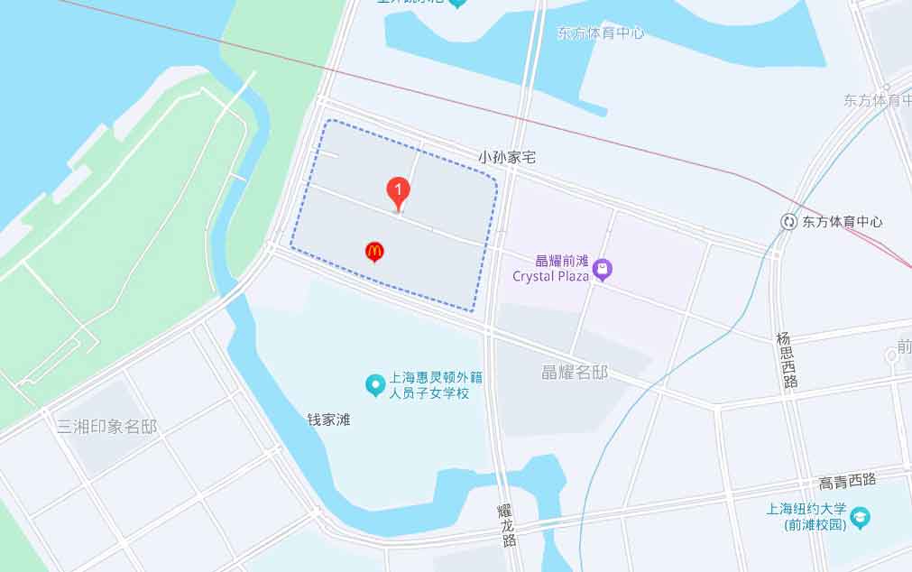 前滩汇位置