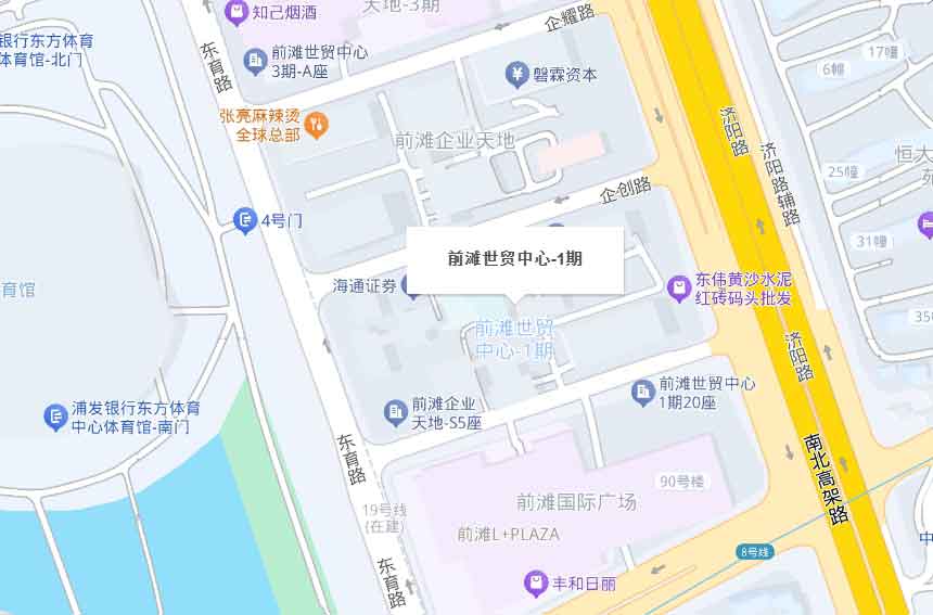前滩世贸中心地图