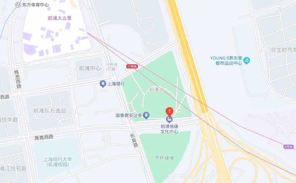 前滩信德中心地图