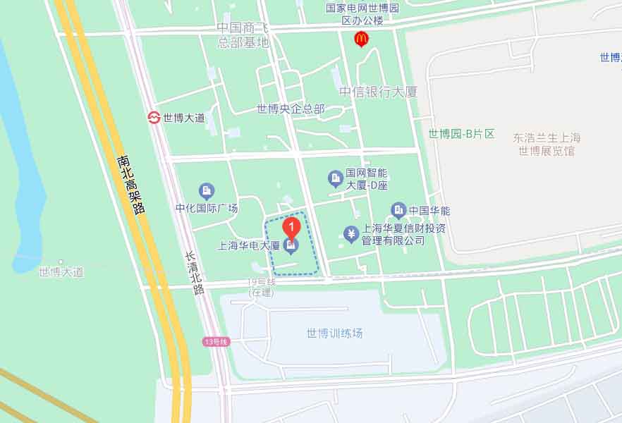 上海华电大厦地图