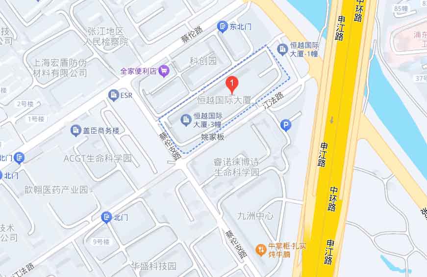 恒越国际大厦地图