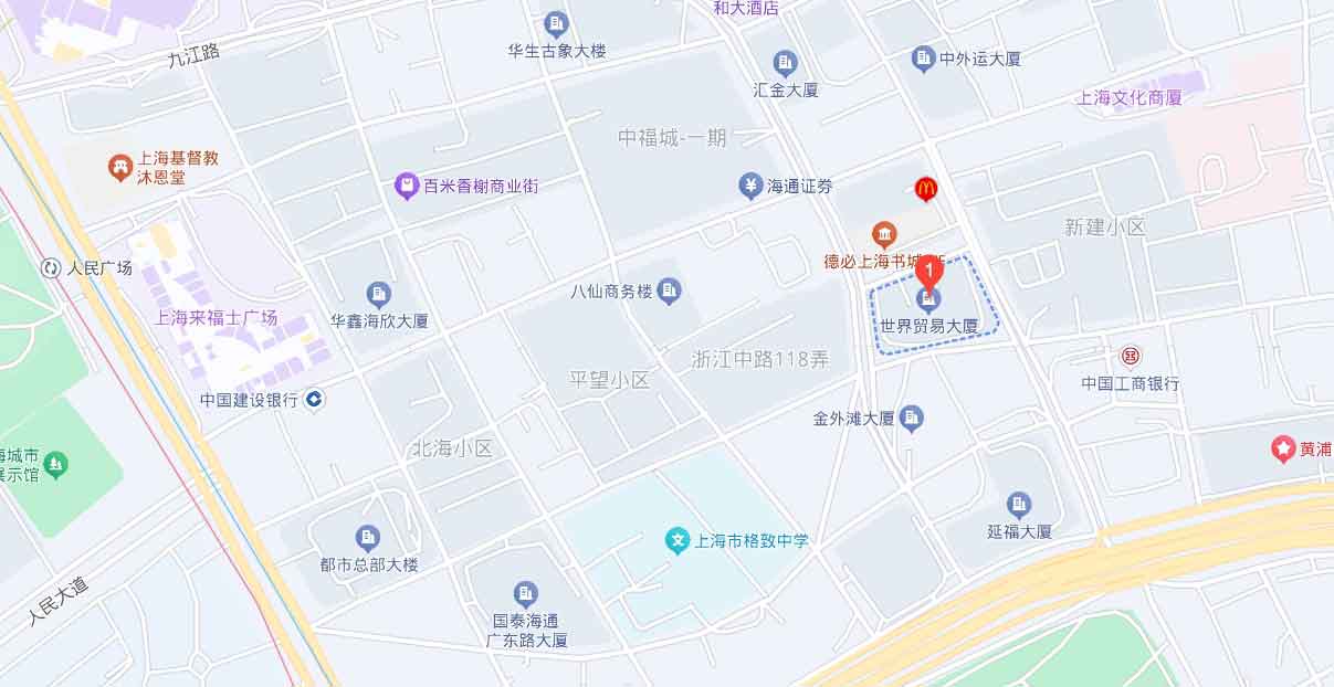 世界贸易大厦地图