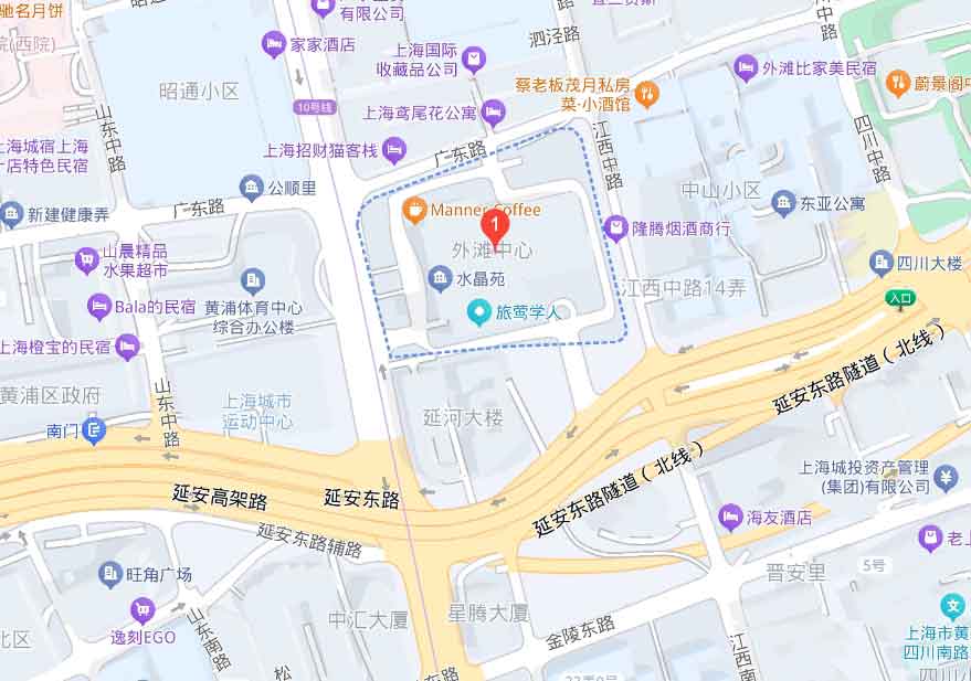 金光外滩中心位置