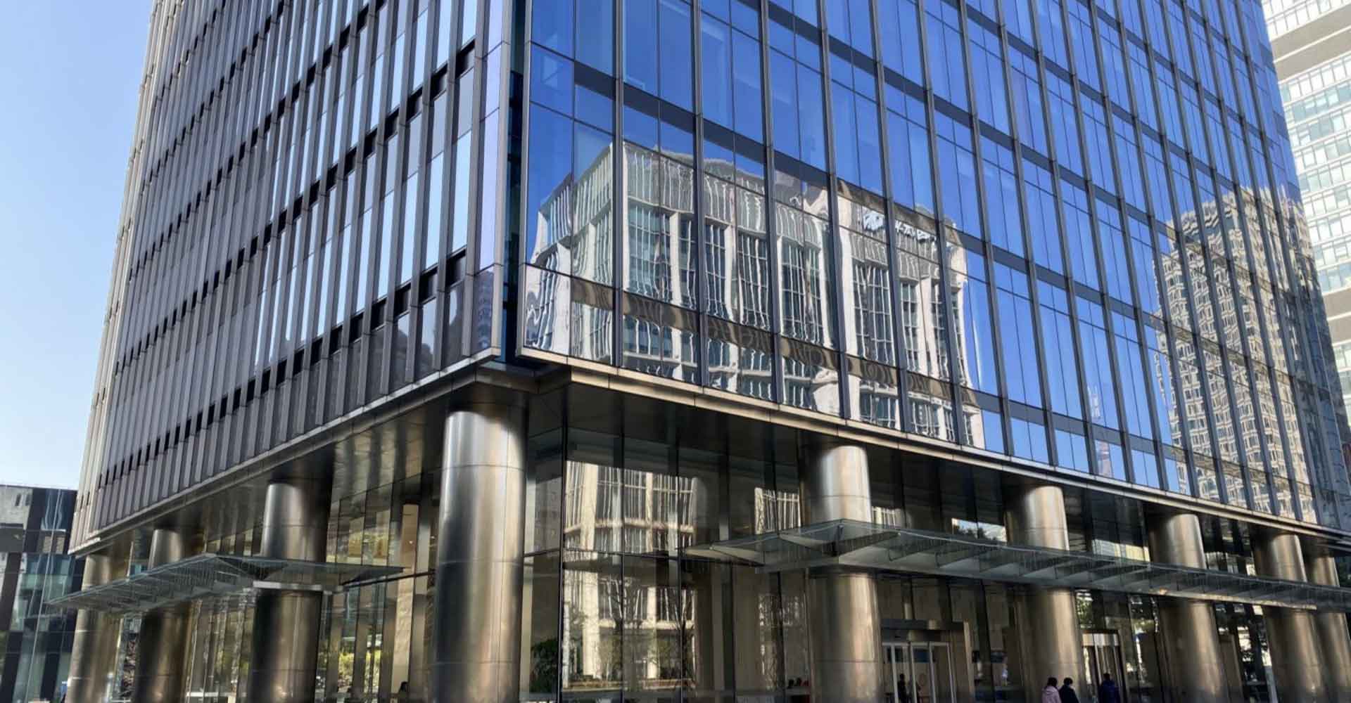 金外滩国际广场门口
