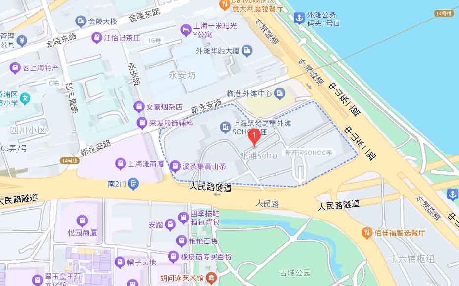 外滩SOHO位置