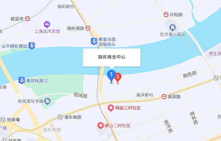 新岸商业中心地图