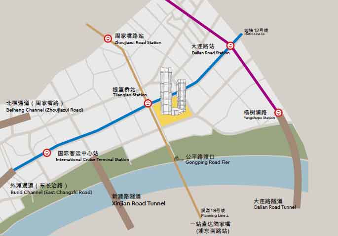 北外滩来福士位置