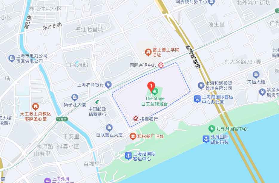 白玉兰广场位置
