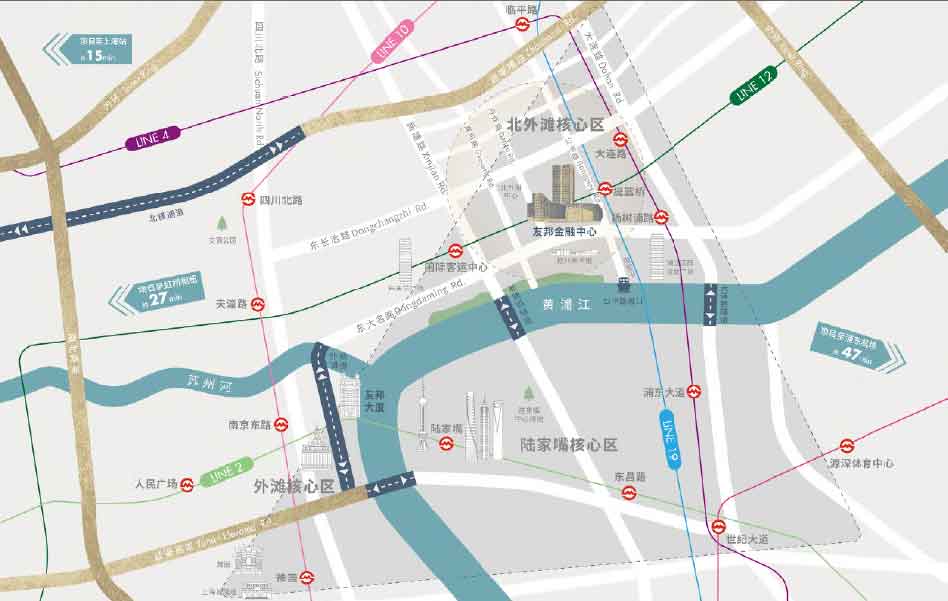 友邦金融中心大地图